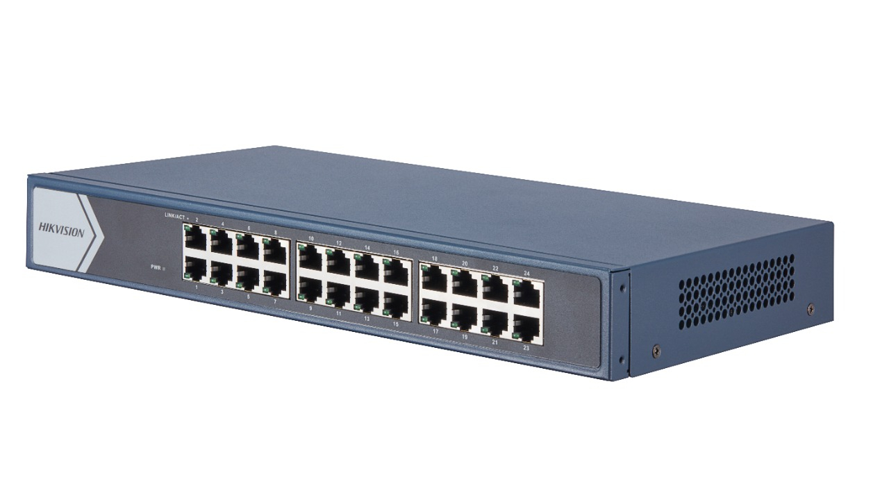 Hikvision 24 Port Unmanaged Gigabit Switch DS-3E0524-E(B)