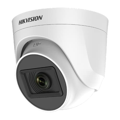 HIKVISION 2MP Dome with inbuilt Mic DS-2CE76D0T-ITPFS + USEWELL BNC/DC