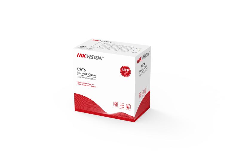 Hikvision DS-1LN6UZC0 CAT6 U/UTP Network Cable (Solid Copper, 0.5mm)