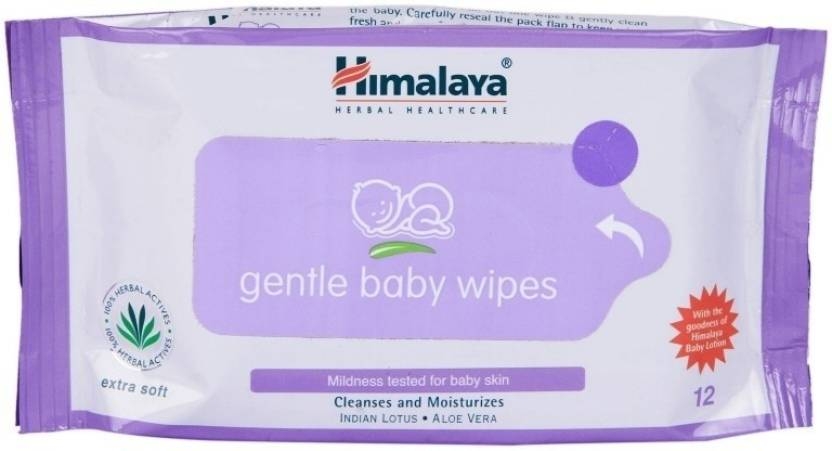 Himalaya Gentle Baby Wipes 12 pcs
