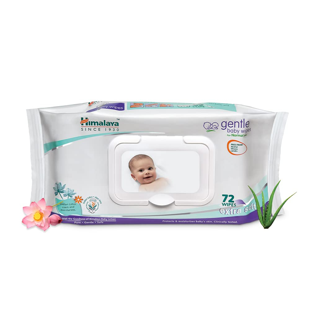 Himalaya Gentle Baby Wipes 72pcs
