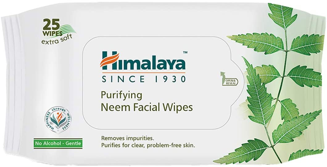 Himalaya Herbals Neem Facial Wipes 25 wipes