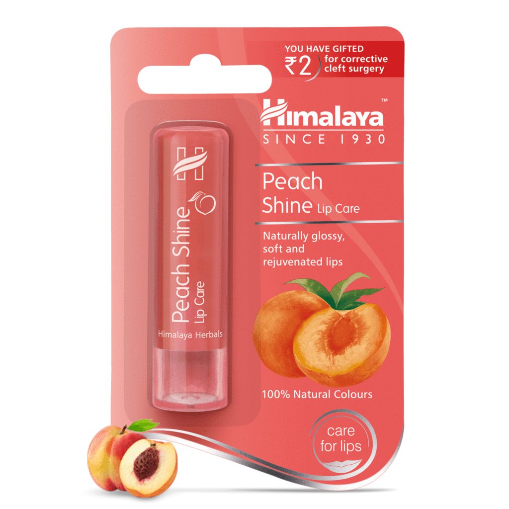 Himalaya Peach Shine Lip Care - 4.5g