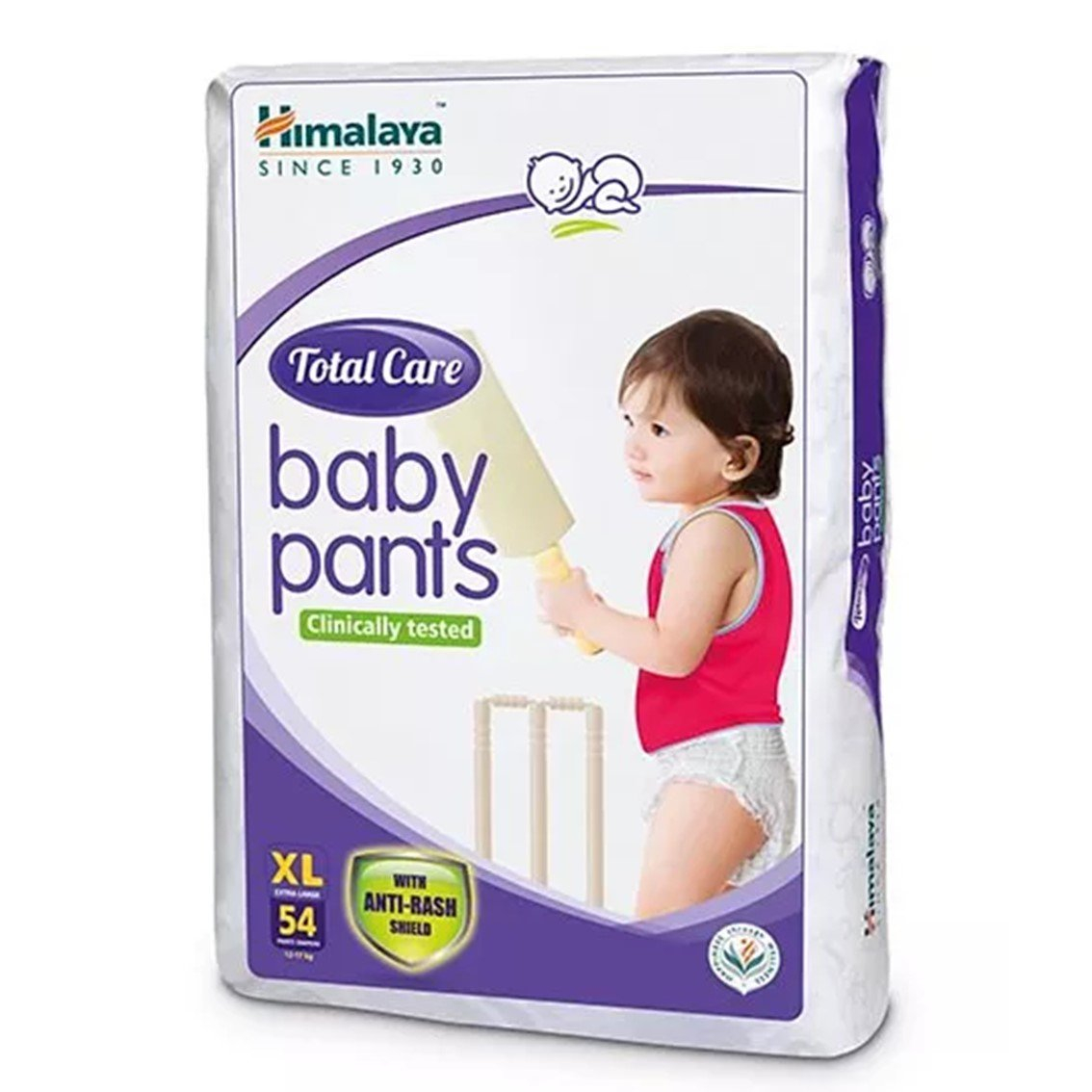  Himalaya Total Care Baby Pants Diapers, XL 12 - 17 kg 54 Pcs