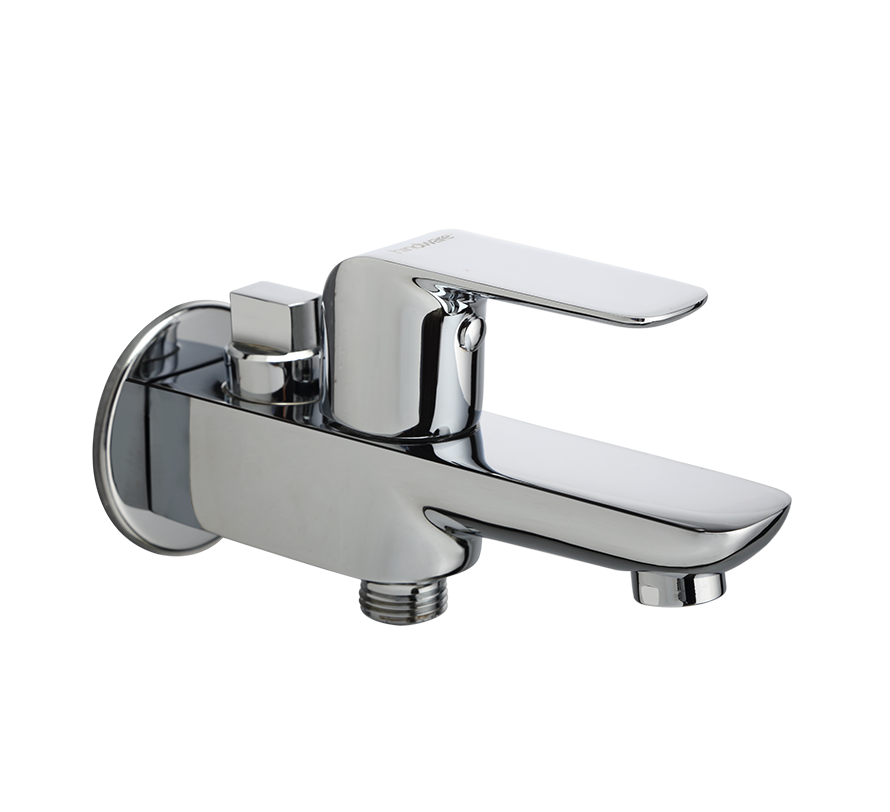 Hindware F400003 Fluid Bib Cock 2 in 1 With Flange