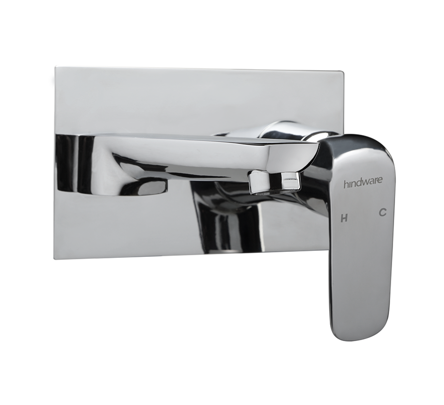 Hindware F400013 Fluid Exposed Part Kit of Single Lever Wall Mounted Basin Mixer
