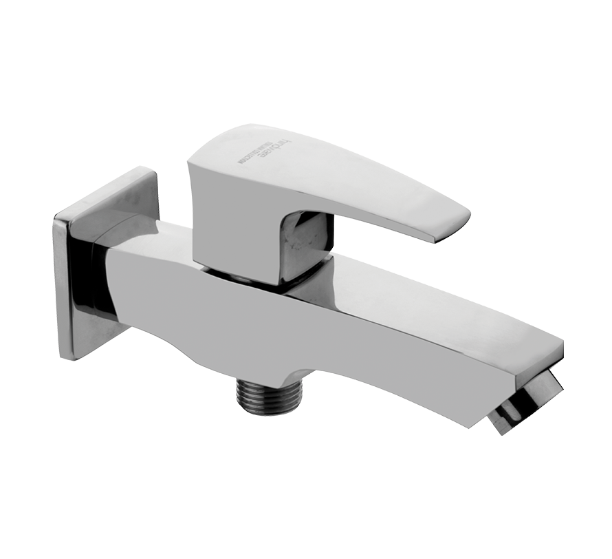 Hindware Avior F520005 Bib Cock- 2 Way With Wall Flange