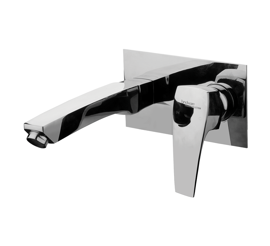 Hindware Avior F520013 Exposed Part Kit of Single Lever Wall Mounted Basin Mixer- 200 mm Spout