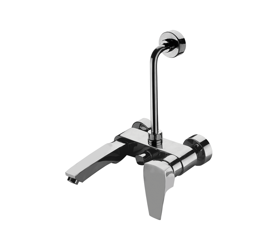 Hindware Avior F520019 Wall Mixer With Over Head Shower Provision