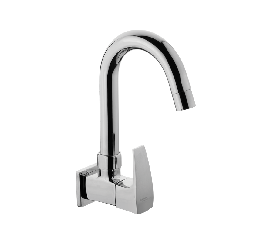 Hindware Avior F520023 Sink Cock With Swivel Spout (Wall Mounted)