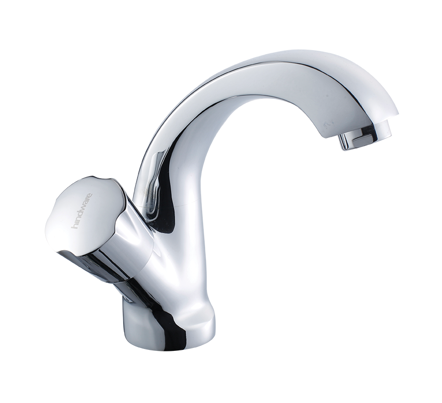 Hindware F730012 - Contessa Neo Swan Neck Tap With Left Hand Operating Knob