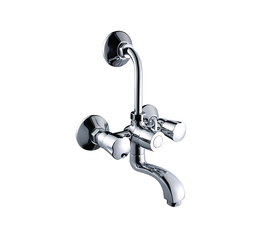 Hindware F730020 - Contessa Neo Wall Mixer With Over Head Shower Provision
