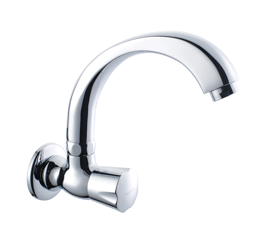 Hindware F730024 - Contessa Neo Sink Cock With Swivel (Wall Mounted)