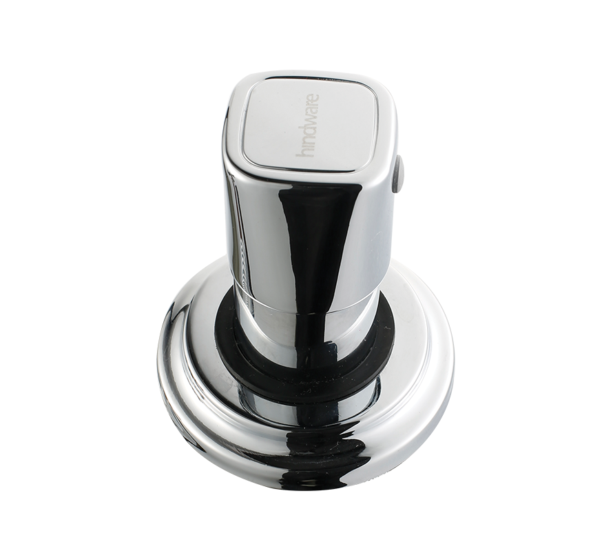 Hindware F740013 - Dove Exposed Part Kit For Concealed Stop Cock (With Sleeve, Handle & Flange)
