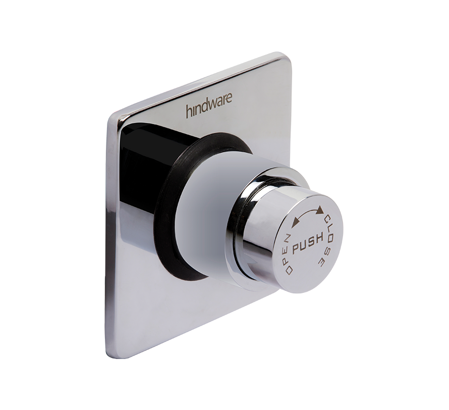 Hindware F860043 - Plus Flush Valve-40 mm Single Flush(Square)