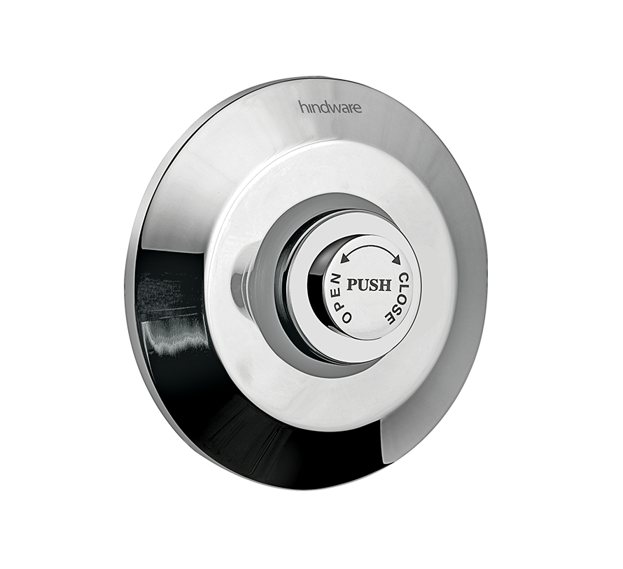 Hindware F860046 - Plus Flush Valve -32 mm Single Flush (Round)