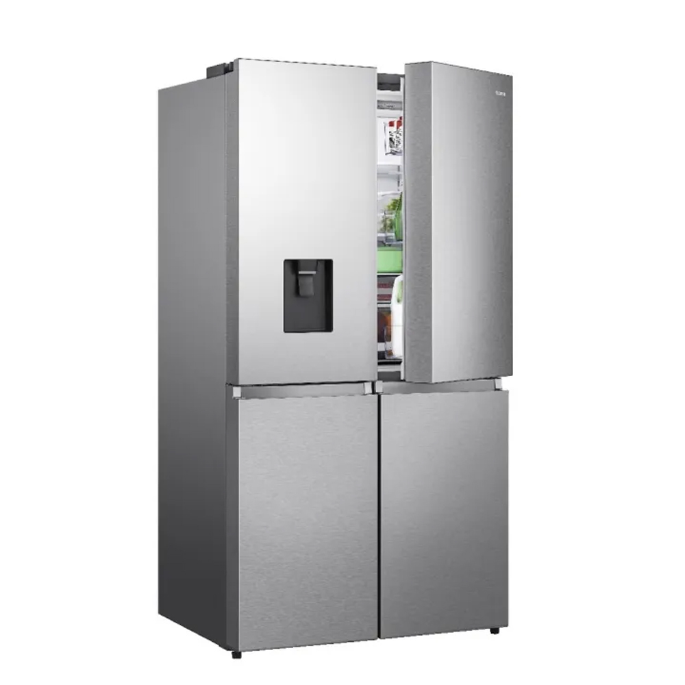 Hisense RQ-73WC4SAV 609L Refrigerator - 4 Crossed Door Refrigerator With Water Dispenser