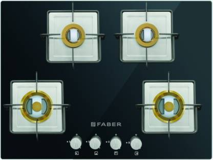 Faber 65 cm Hobtop 4 Burner Auto Ignition HOB HTG 654 CRS BR CI 