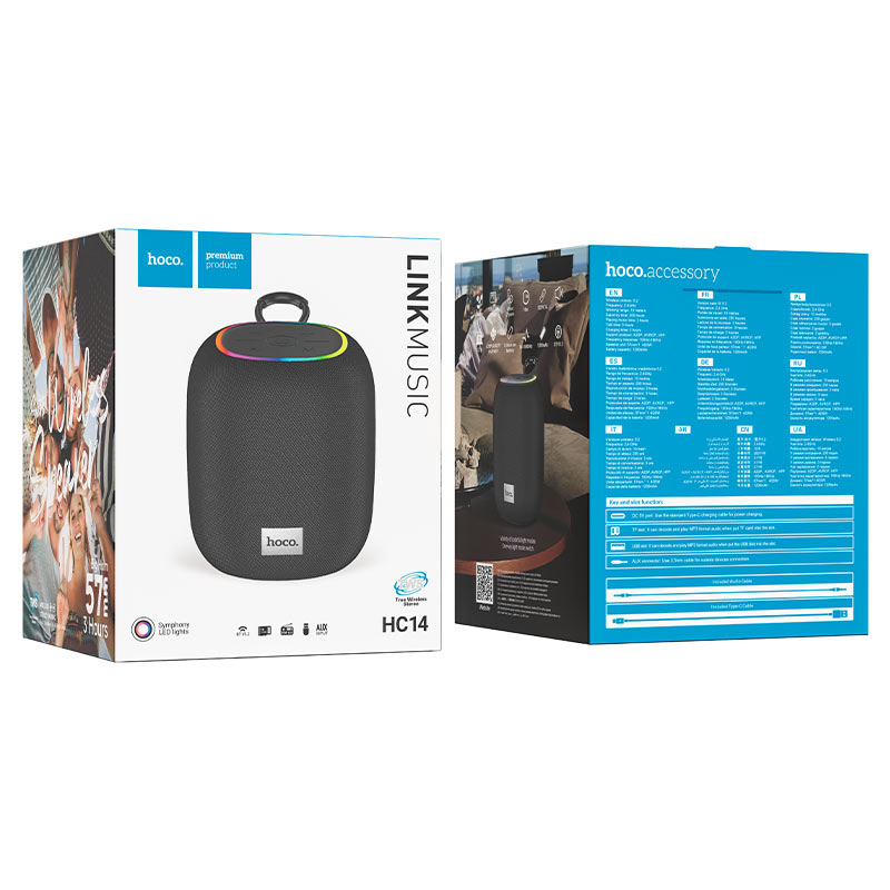Hoco Wireless Speaker Hc14 Link Sports Portable Loudspeaker