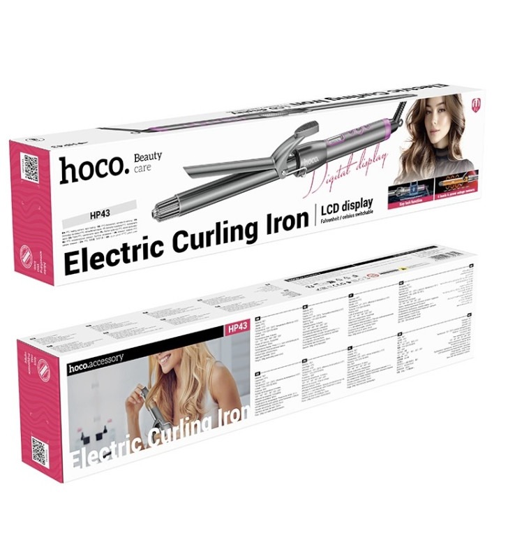 Hoco HP43 Electric Manual Curling Iron With Digital Display(EU)