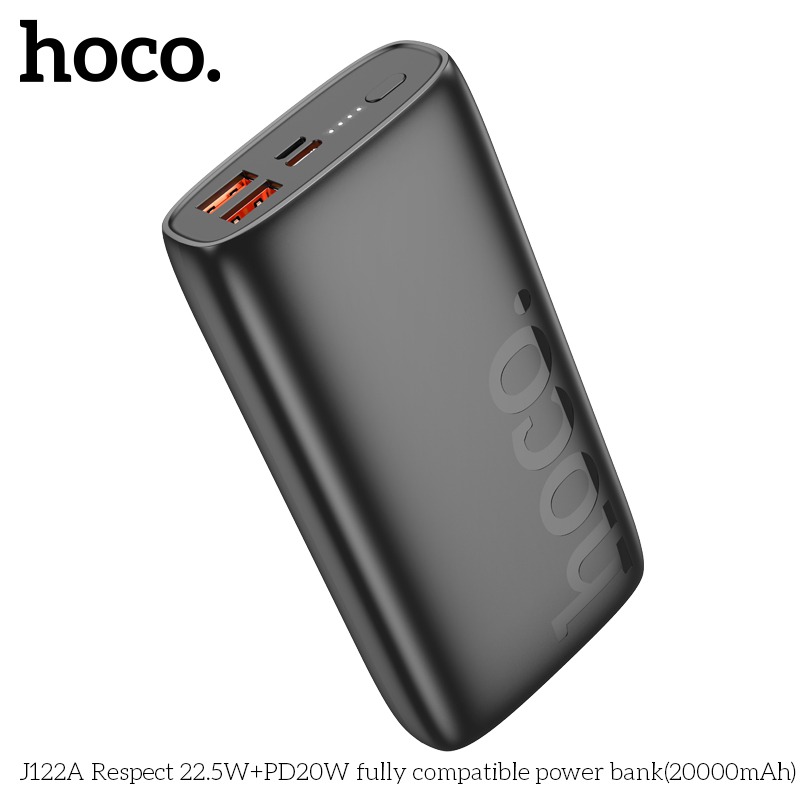 Hoco J122A Respect 22.5W+PD20W Fully Compatible Power Bank(20000mAh)