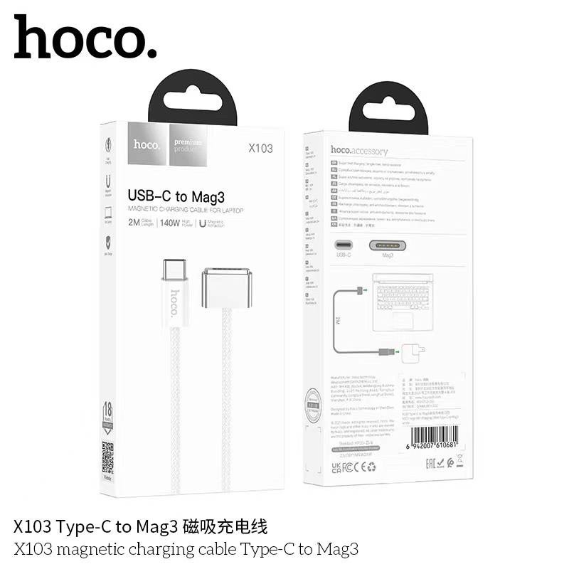 Hoco X103 Magnetic Charging Cable Type-C to Mag3