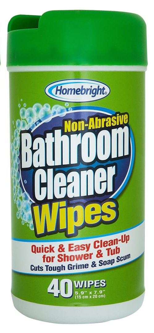 Homebright Bathroom Cleaner Wipes 40wipes