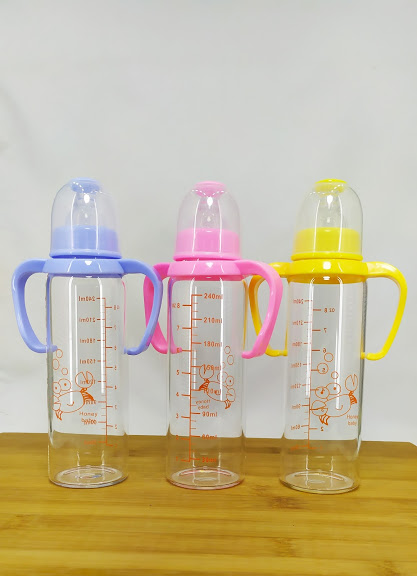 Laughing Buddha - Honey Baby Standard Neck Glass Bottle w/Double handle