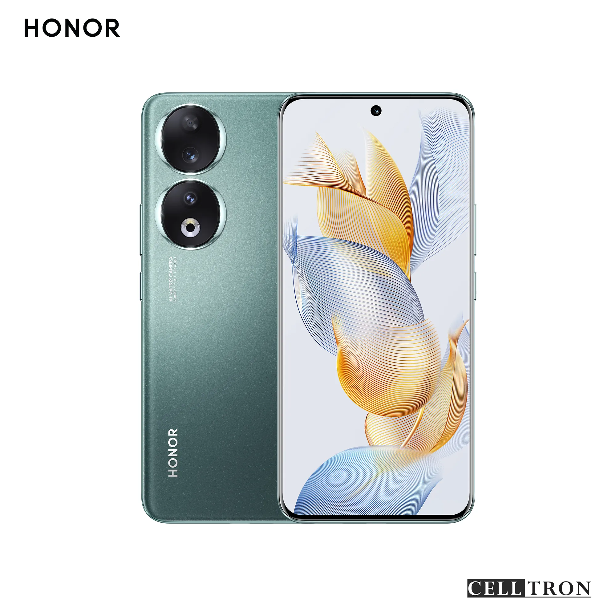 Honor 90 5g | 12gb Ram, 256gb Rom | 5000mah Battery With 66w Fast Charging | Emerald Green