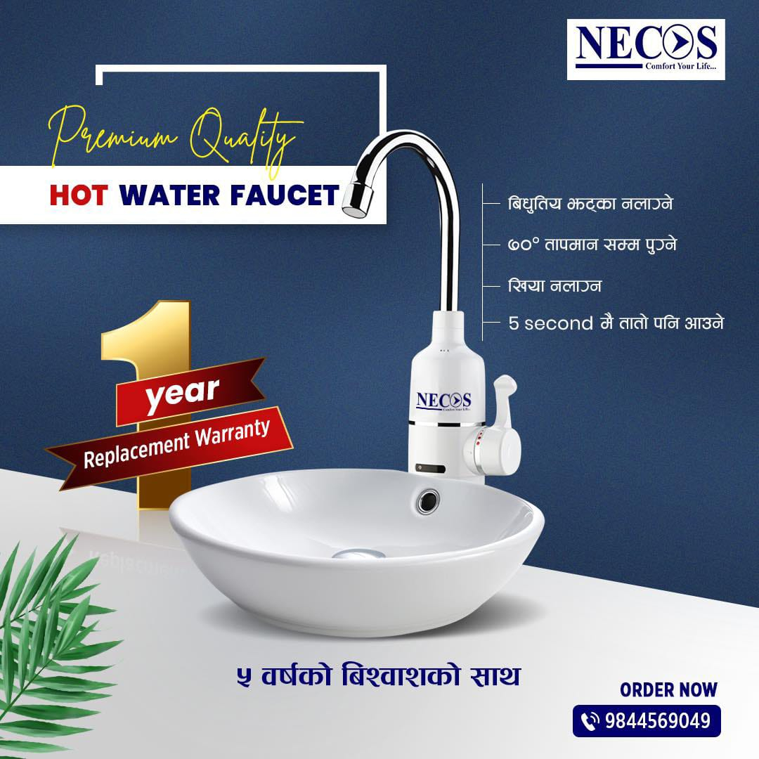 Necos Hot Water Faucet - Premium Quality
