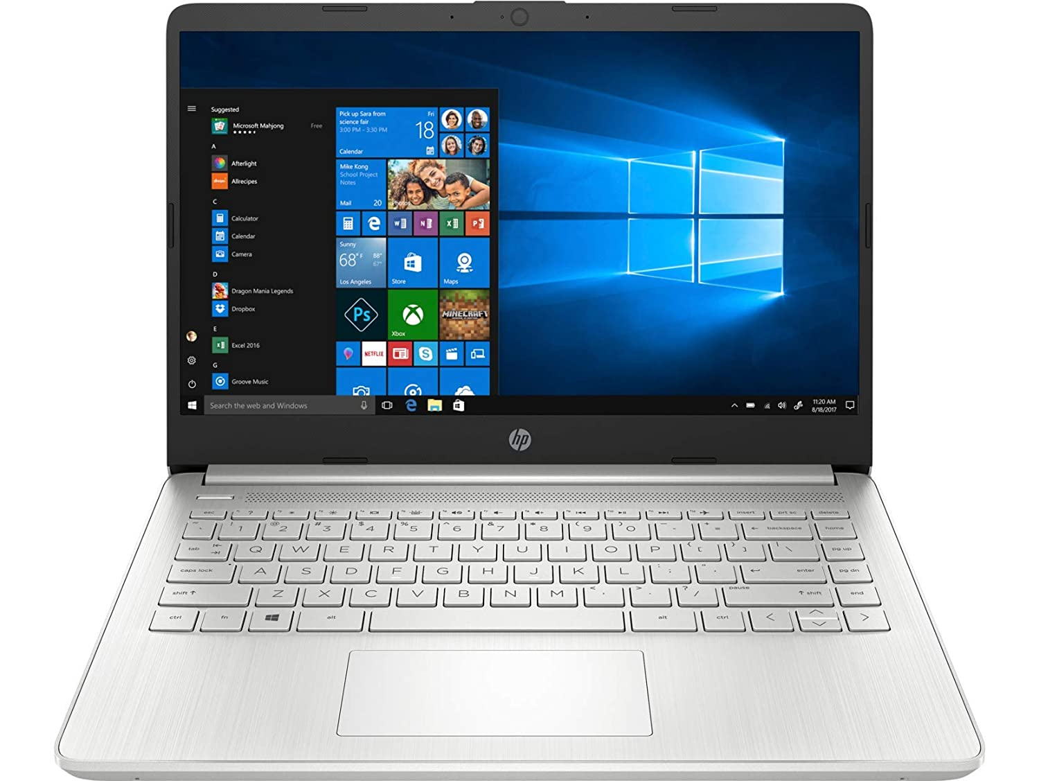 HP Notebook 14 (2021) 11th Gen Intel Core i3 Laptop with Alexa Built-in, 8GB RAM, 256GB SSD, 14-Inch (35.6 cm) FHD Screen, Windows 10, MS Office, (14s- dy2501tu)
