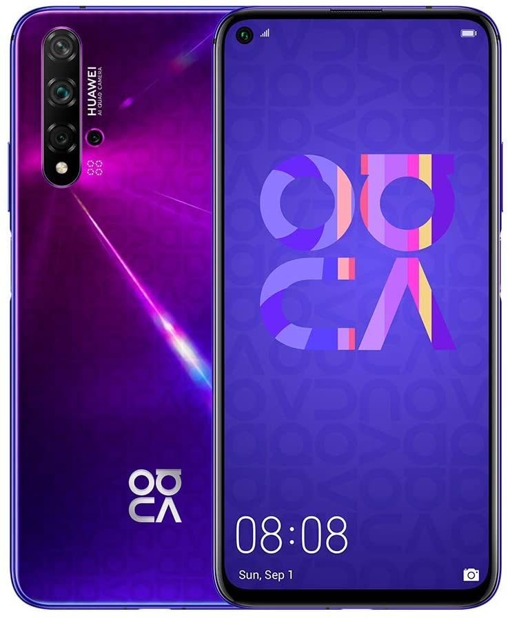Huawei Nova 5t Mobile Phone Midsummer Purple