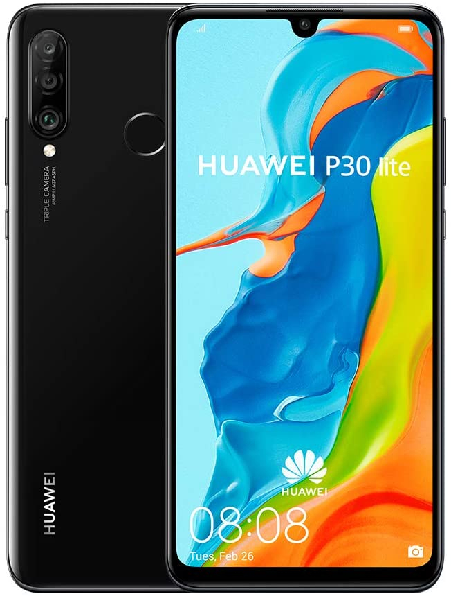 Huawei P30 Lite Mobile Phone Midnight Black