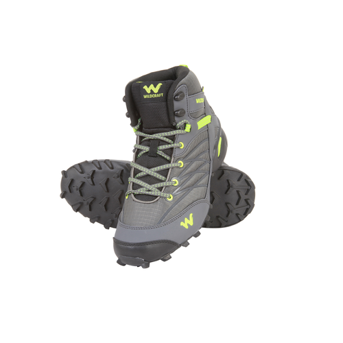 Wildcraft Men's Trail Running Shoes Hugo -US 8-Black/Green
