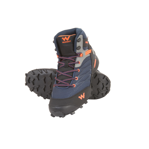 Wildcraft Men's Trail Running Shoes Hugo -US 7-Blue/Orange