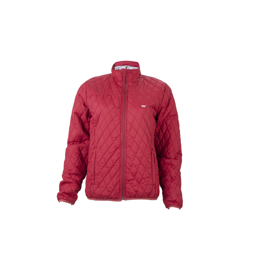 Wildcraft Women's Husky Self-Packable Jacket-Red-S