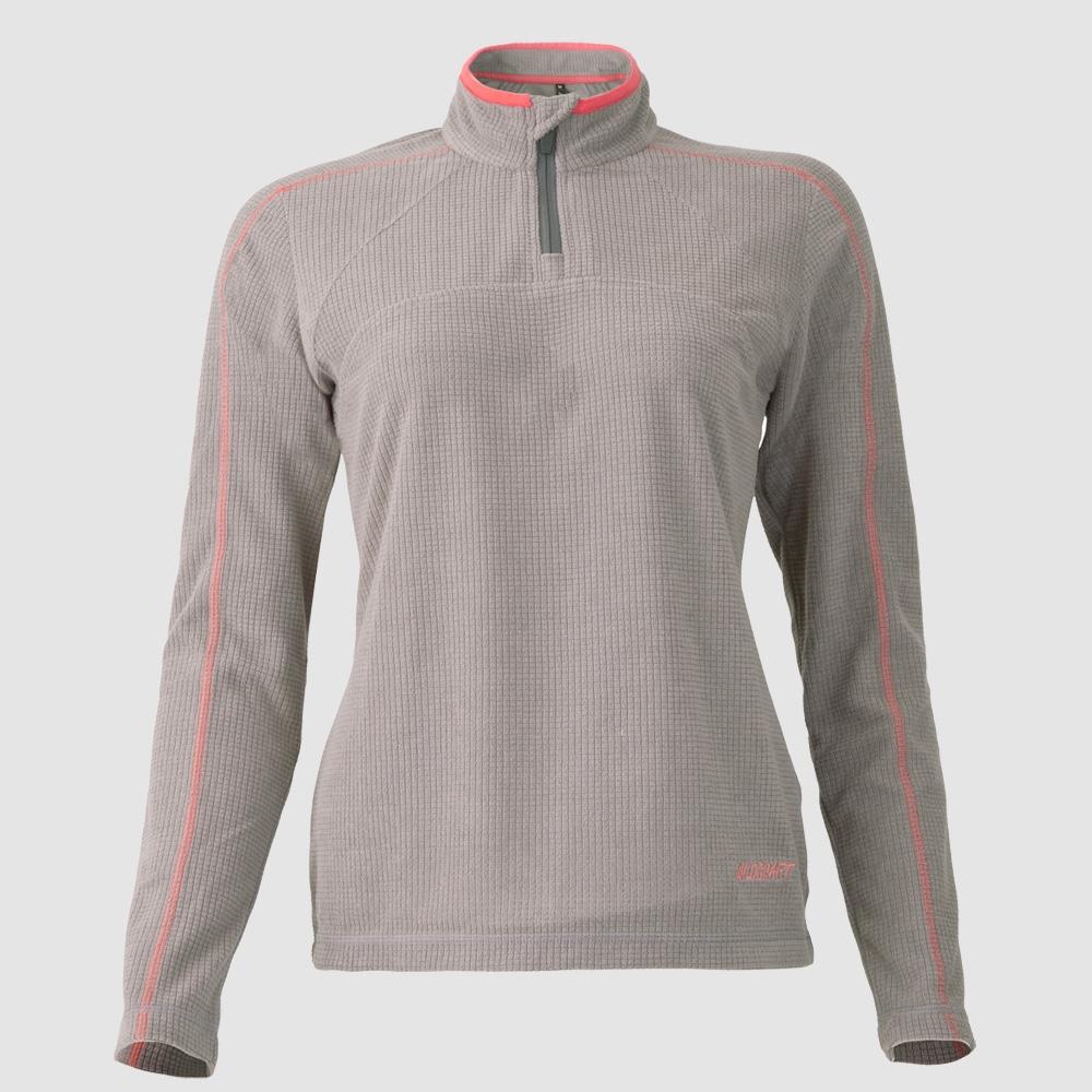 Wildcraft HypaWarm Women's Fleece Pullover-Frost Grey -M