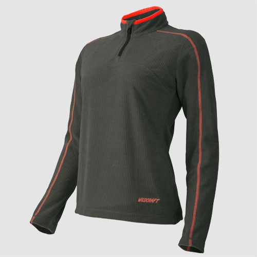 Wildcraft HypaWarm Women's Fleece Pullover-Magnet Grey-L