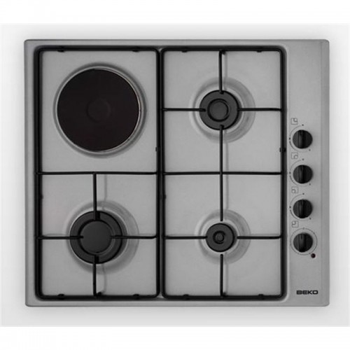 Beko Free Standing Hubs(HTZM 64122 SS) - 3Gas+1Hot Plate