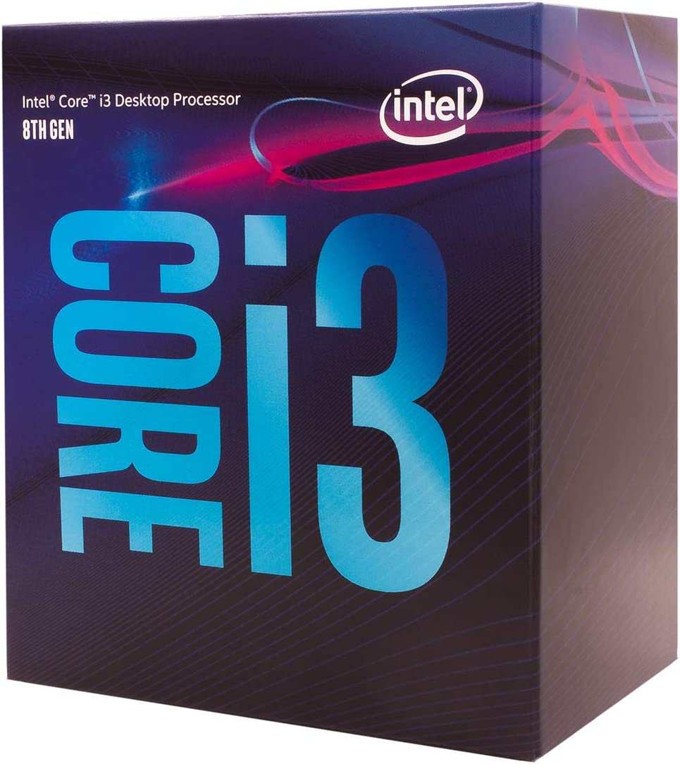 Intel Core i3-8100 Desktop Processor 4 Cores up to 3.6 GHz Turbo Unlocked LGA1151 300 Series 95W