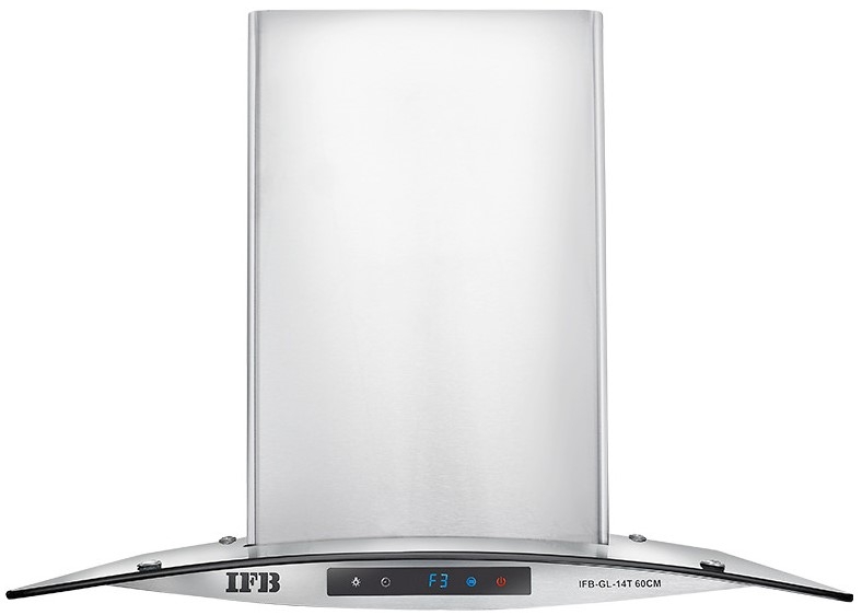 IFB Wall Mounted Chimney with Curve Glass GL-14T-60cm