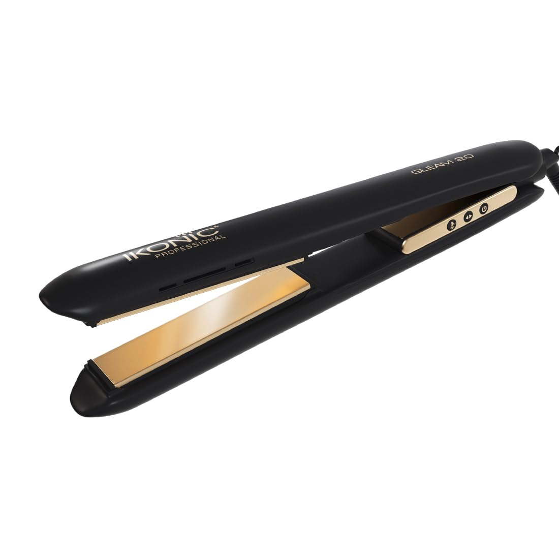 Ikonic Hair Straigtner Gleam Black & Rose Gold