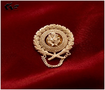 White Feather's Pure Silver Ganesh Saree Pin Brooch For Women