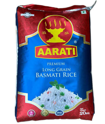 Aarati Premium Long Grain Basmati Rice 20kg