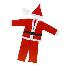 Santa Claus Dress Costume for Baby Boys/Girls Kids (1-3 Years) For Christmas/New Year