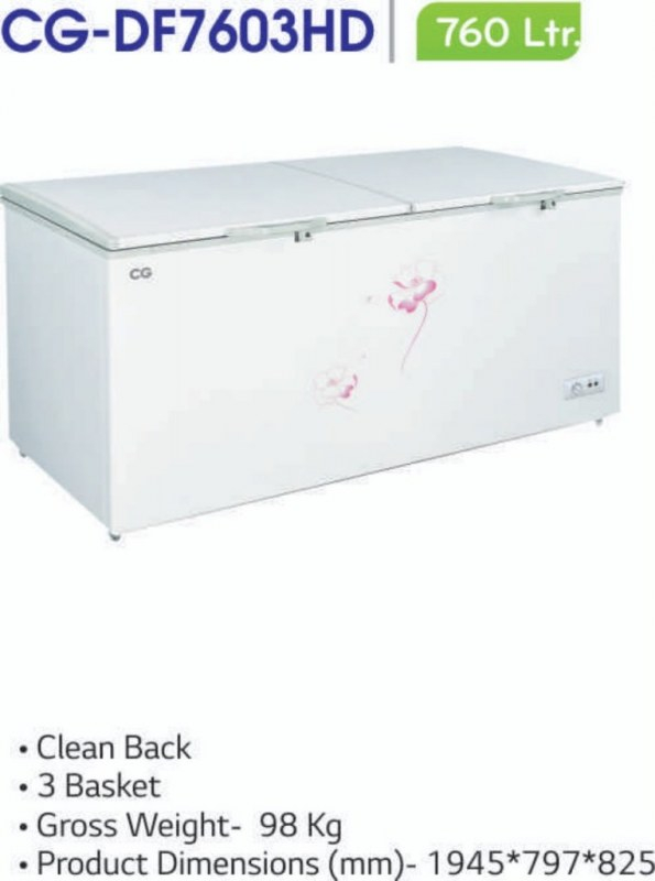 CG Chest freezer CG DF7603HD 760 Ltr