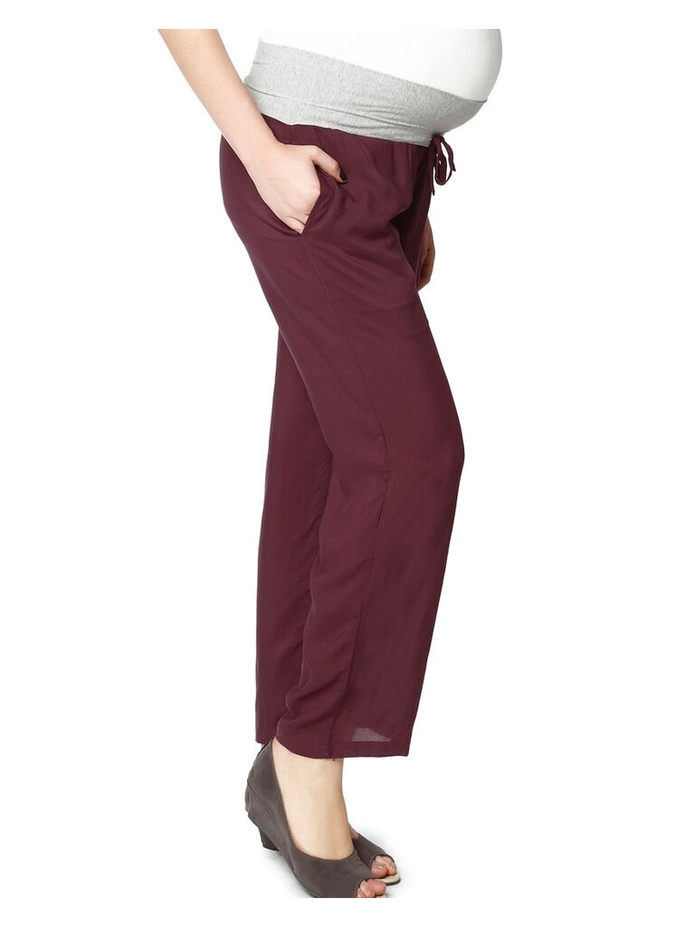 Nine Maternity Comfy Pyjamas Wine 5408
