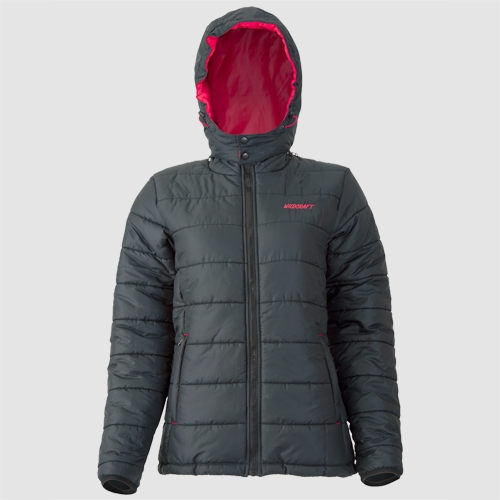 Wildcraft HypaWarm Women's Husky Pro Jacket-Anthracite Black-S