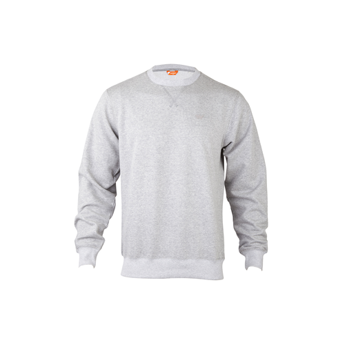 Wildcraft Men's Crew Neck Sweatshirt-Light Grey Melange-XXL