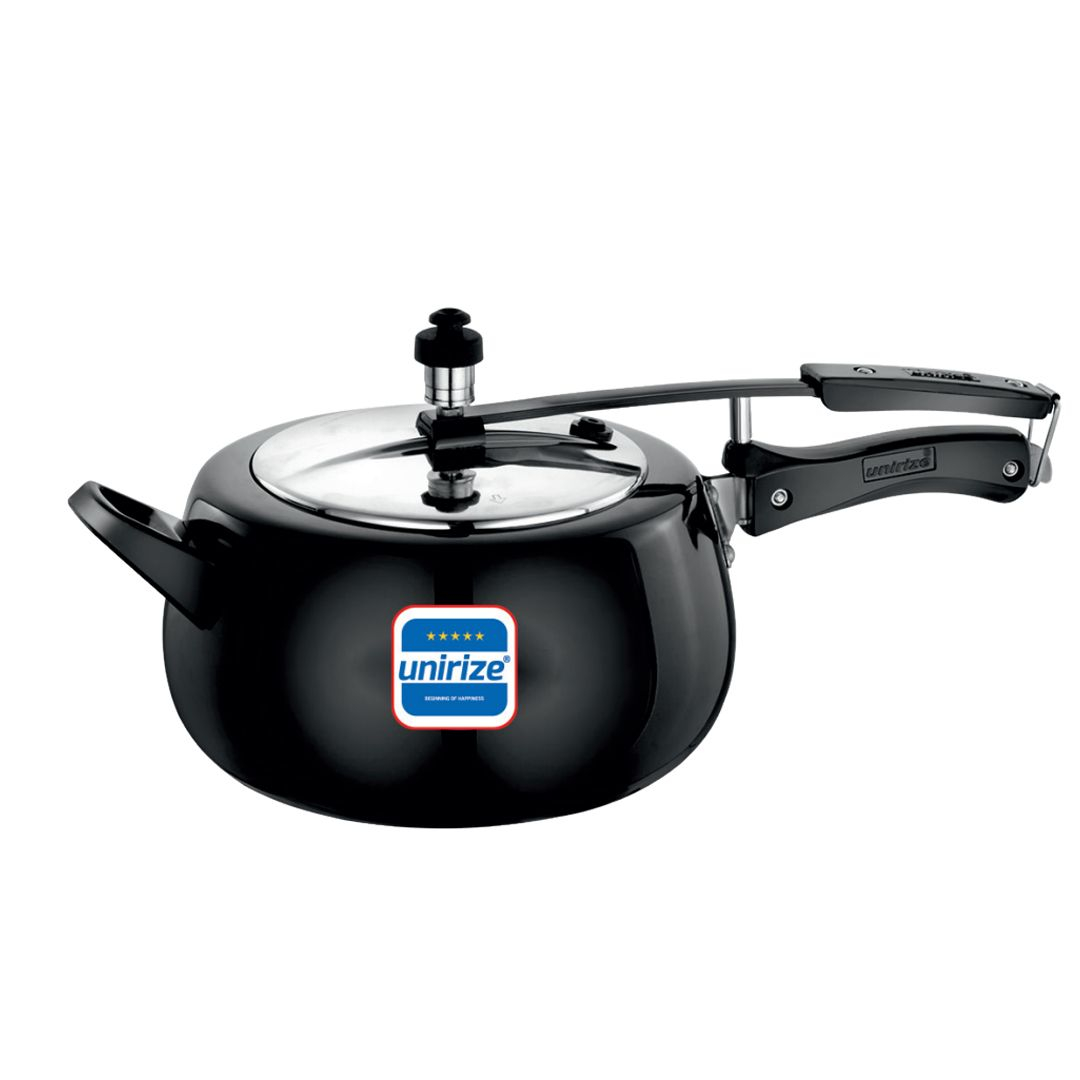Unirize Hard Anodised 5 Ltrs Induction Base Pressure Cooker
